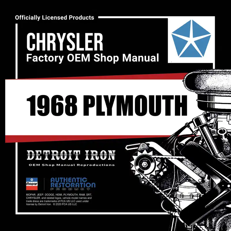 Low Price Digital Shop Manual and Resources for 1968 Plymouth