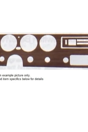 Original Dash Cover Insert Backer for 1967-1968 Pontiac GTO Aluminum Standard Front 1 pc