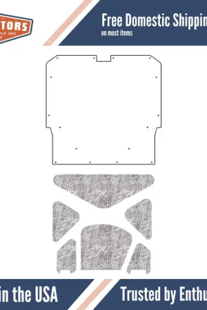 Worldwide Shipping Hood Insulation Pad Heat Shield for 1969-1970 Pontiac A-Body G-041 GTO Logo