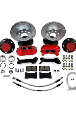 Baer Brakes 4261656R Baer Brakes 11" SS4 Alum Hub, Front Brake Kit, Red, SDZ Clearance
