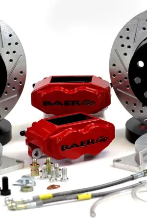 Hassle-Free Returns Baer Brakes 4262325MG Baer Brakes 11" SS4+ Rear Brake Kit, Monster Green, SDZ