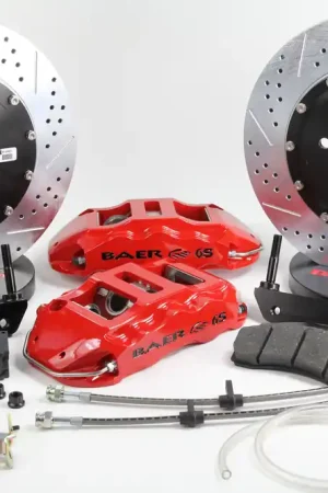 Today Only Baer Brakes 4302475R Baer Brakes 15" Extreme+ Rear Brake Kit, Red, SDZ