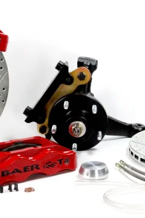 Baer Brakes 4301403R-X1 Baer Brakes 13" Track4 Front Brake Kit, Red, SDZ, ARP Studs Hot Deal