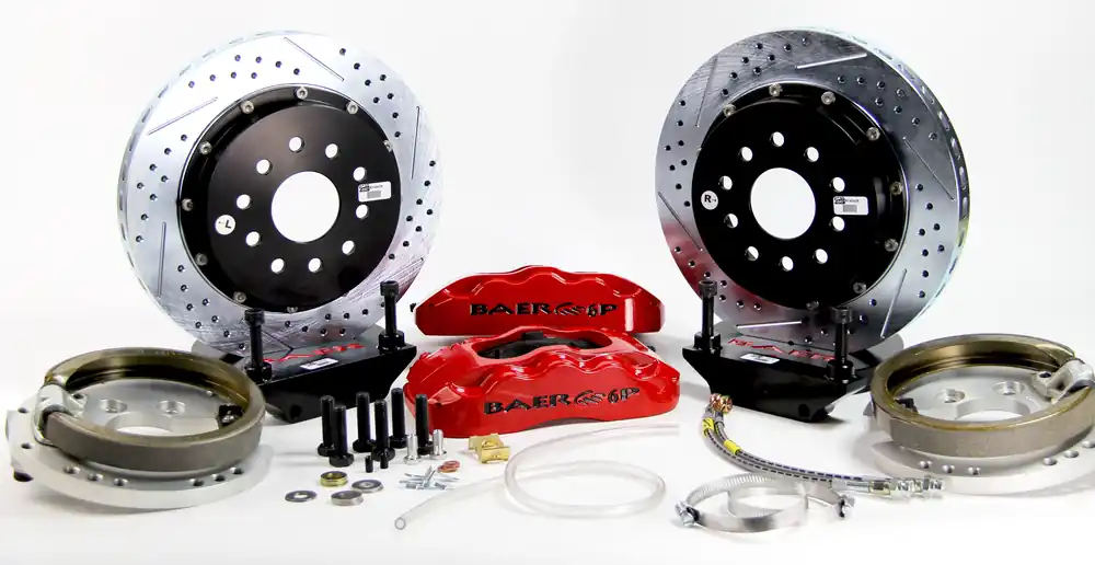 Baer Brakes 4302430R-1 Baer Brakes 13" Pro+ Rear Brake Kit, Red, Slot Seasonal Sale