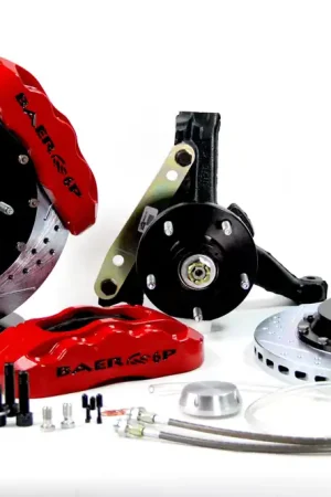 Wholesale Baer Brakes 4301342FR-X1 Baer Brakes 13" Pro+ Front Brake Kit, Fire Red, SDZ, ARP Studs