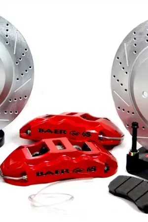 Baer Brakes 4261050S-1 Baer Brakes 15" Extreme Front Brake Kit, Silver, Slot Same Day Shipping
