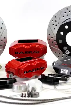 Baer Brakes 4141050S-X1 Baer Brakes 11" SS4+ Front Brake Kit, Silver, SDZ, ARP Studs Editor’s Pick