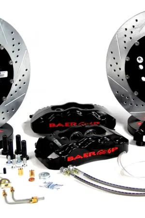 Free Delivery Baer Brakes 4141152B Baer Brakes 14" Pro+ Front Brake Kit - Black