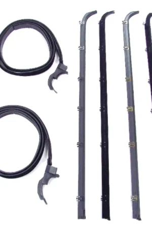 Popular Window Sweeps Felt Kit Front Left and Right Hand 6-Piece for 1984-1992 Ford