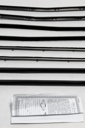 Window Sweeps Weatherstrip for 1966-1970 Ford Falcon Sedan Black Front Rear Hot Picks