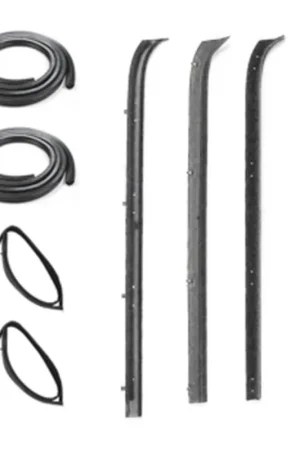 Door Seal Window Sweeps Channel Kit, Left and Right 8pc. for 1973-1980 Chevy/GMC Affordable
