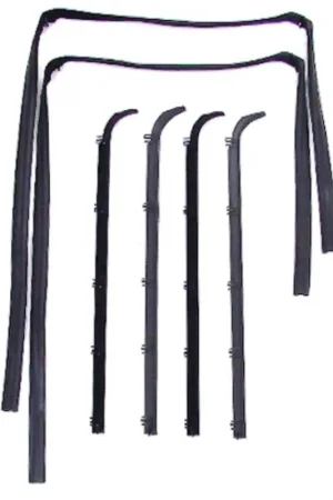 Window Sweeps Felt Kit Front Left and Right Hand 6-Piece for 83-90 Ford Non-XLT Save Now