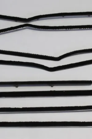 Affordable Window Sweeps Weatherstrip for 1958 Chevrolet Bel Air Sedan Black Front Rear