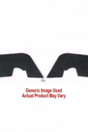 Get Yours Headlight Splash Shields for 1976-1980 Dodge Aspen Masticated Rubber Unpainted