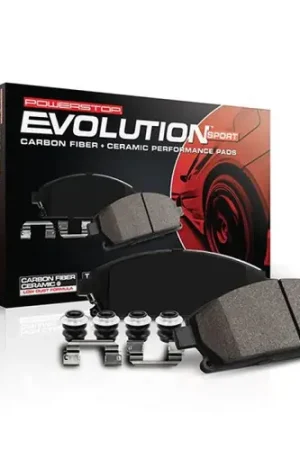 High Quality Power Stop 17-21 Tesla Model 3 Front Z23 Evo Sport Brake Pads w/Hardware