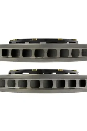 Crafted StopTech 09-11 Nissan GT-R AeroRotor 2pc Drilled Front Rotor (Pair)