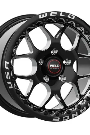 Direct From Manufacturer WELD Solana Beadlock Drag Camaro SS ZL1 Wheel 18x10 | 5x120 BC | +42 Offset | 7.15 Backspacing - S91080022P42