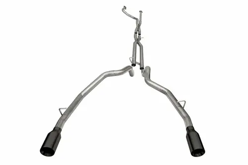 While Supplies Last CORSA Muffler Delete Cat-Back Exhaust (Resonator Delete) with Black Tips for 2021-2024 RAM TRX - 21190BPC