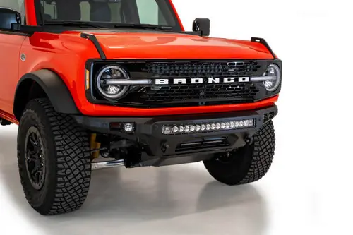 Budget Addictive Desert Designs 2021-2024 Ford Bronco Stealth Fighter Front Bumper w/ Winch Mount