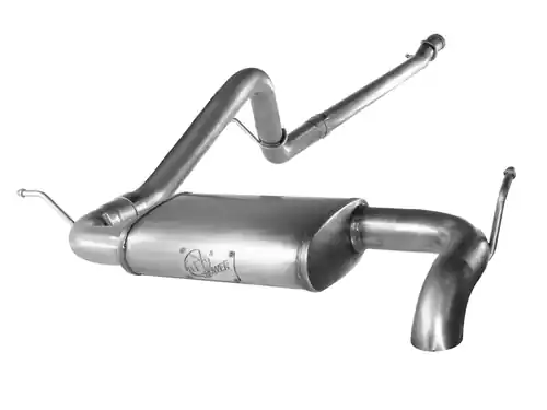 aFe Power MACH Force-Xp 2-1/2in Stainless Steel Cat-Back High Tuck Exhaust for Jeep Wrangler 12-17 V6-3.6L (4 Dr) #49-46212 Genuine
