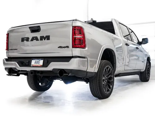 AWE 2025-2026 RAM 1500 3.0TT 0FG Catback Touring Exhaust - Diamond Black Tips - 3015-33530 Express Delivery