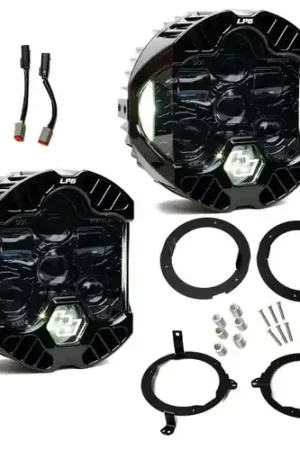 Baja Designs 2018-2025 Jeep Wrangler JL / 2020-2025 Gladiator JT (w/ LED Headlights) DOT LP6 LED Headlight Kit - Clear/White - 448309 Instant Buy