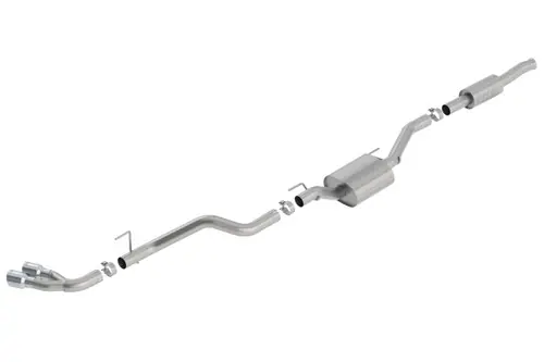 Limited Time Borla 2020-2023 Jeep Gladiator JT 3.6L V6 AWD ATAK Dual Side Catback w/ Chrome Tips