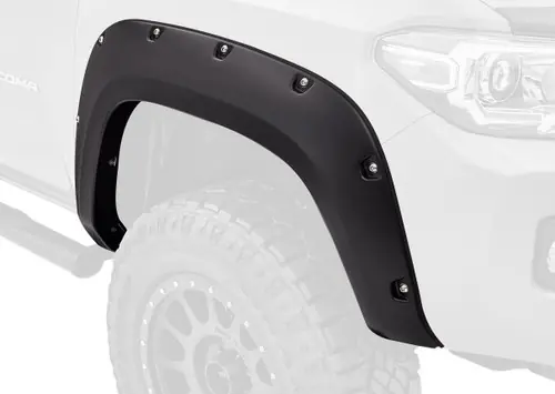 Bushwacker 07-18 Jeep Wrangler Pocket Style Flares 2pc - Black #10077-02 Limited Edition