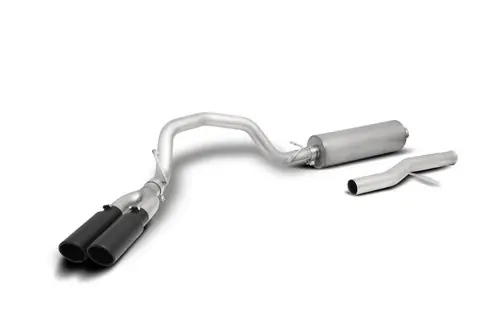 Gibson 2021-2026 Chevy Suburban 5.3L 3in Cat-Back Dual Sport Exhaust System - Black Elite - 65697B Buy Direct