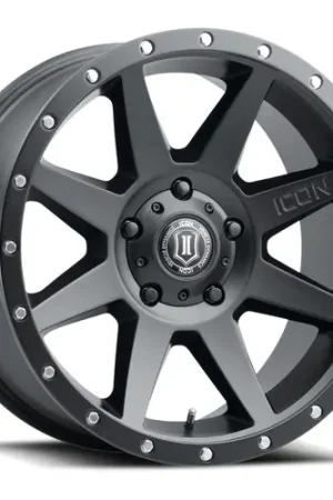 ICON Rebound 20x9 6x135 16mm Offset 5.625in BS Satin Black Wheel - 1820906356SB Affordable