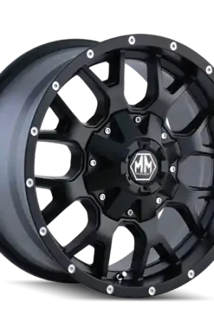 Today Only Mayhem 8015 Warrior 22x12 / 5x127 BP / -44mm Offset / 87mm Hub Matte Black Wheel