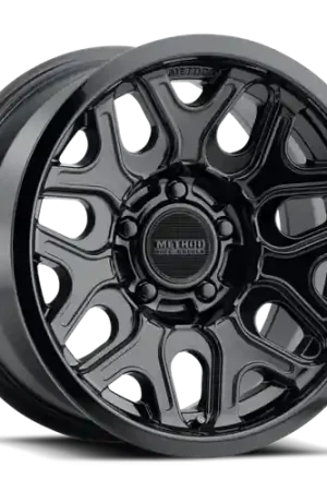 Method MR322 / 20x9 / 8x180 BP / 12ET / 5.44in BS / 130.81mm CB - Gloss Black Wheel Exclusive