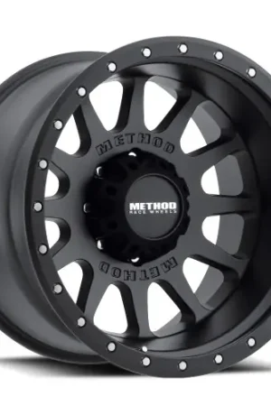 Best Price Method Race Wheels | MR605 NV | MATTE BLACK | 20x10 | -24 Offset | 4.55 Backspacing | 8x6.5 | MR60521080524N