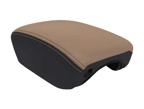 Money Back Guarantee PRP2018-2025 Jeep Wrangler JL / Jeep Gladiator JT Center Console Cover - Black/Tan - B103-04