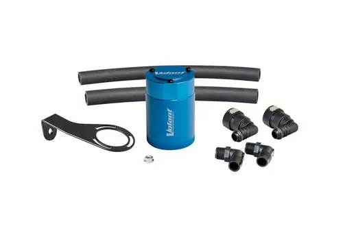 Volant 21-23 Ford Bronco 2.7L Turbo Auto 3oz Aluminum Oil Catch Can w/Mounting Bracket - Blue Bargain