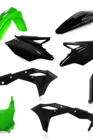 Buy Direct Acerbis 18-20 Kawasaki KX250F/ KX250 Full Plastic Kit - Green/Black