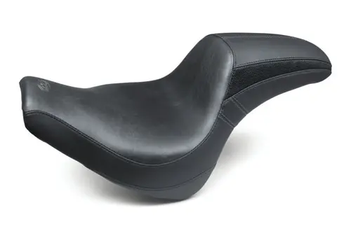 Mega Sale Mustang 18-21 Harley Fat Bob Tripper Fastback 1PC Seat - Black