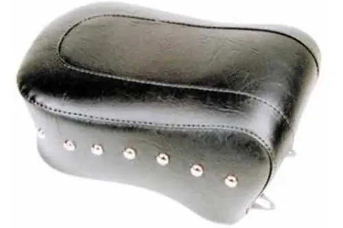 Seasonal Sale Mustang 91-05 Harley Dyna Standard Touring Passenger Seat w/Studs - Black