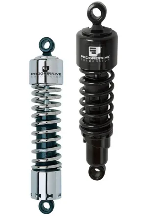 Top Pick Progressive Harley 412 Series Shocks 14.0in - Black - 412-4085B
