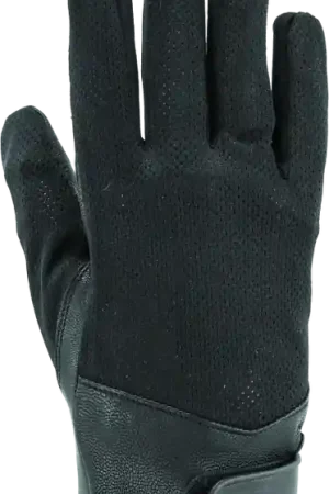Best Price River Road Pecos Leather Mesh Gloves Black - 2XL