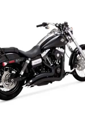 Vance & Hines Harley Davidson Dyna 06-17 Big Radius 2-2 Black PCX Full System Exhaust Deal