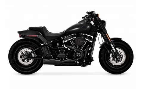 Vance & Hines HD Softail Fat Bob 18-22 Hi-Output 2-1 Black PCX Full System Exhaust Brand New