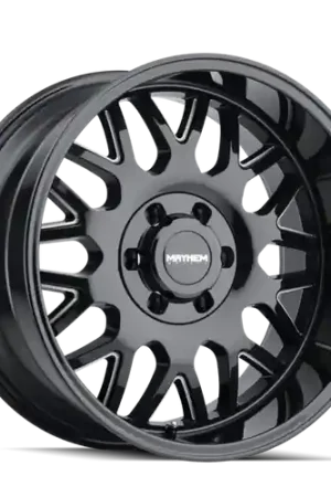 Original Mayhem 8110 Tripwire 20x9 / 5x139.7 BP / 18mm Offset / 110mm Hub Black w/ Milled Spokes Wheel