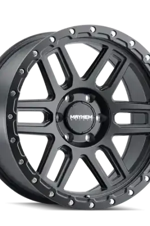 Mayhem 8304 Delta 20x9 / 8x165.1 BP / -12mm Offset / 125.2mm Hub Matte Black Wheel Free Returns