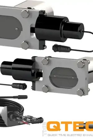 QTP Dual Low Profile 2.5" to 3" Bolt-On Electric Exhaust Cutout Valve, Wiring & Oval Tube Kit #QTEC66 Buy Online