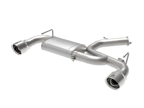 Hot Deal aFe Power Axle Back Exhaust - 19-20 Hyundai Veloster N L4-2.0L (t) w/ Polished tips - 49-37007-P