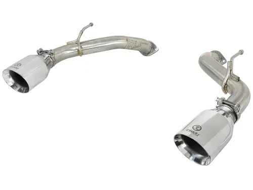 Express Delivery aFe Takeda 2.5in 304 SS Axle-Back Exhaust w/ Polished Tips 16-18 Infiniti Q50 V6-3.0L (tt) - 49-36130NM-P