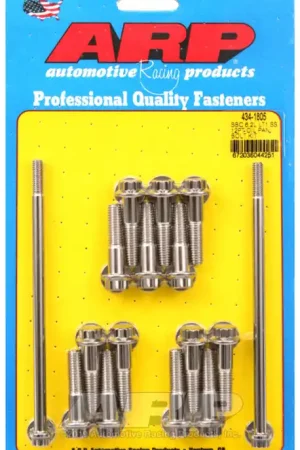 ARP Chevy LT1 6.2L Oil Pan 12pt Stainless Steel Bolt Kit - High-Performance Engine Fastener Set Professional Grade