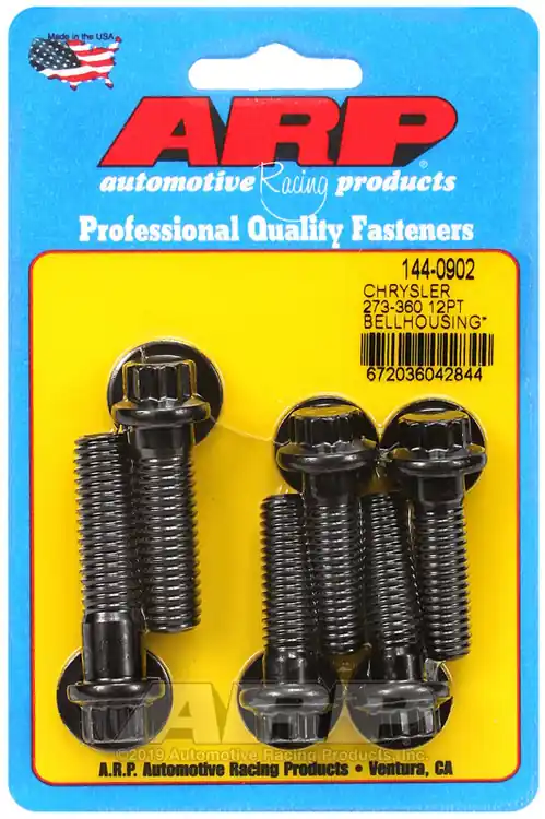 ARP Chrysler 273-360 12pt Bellhousing Bolt Kit - High-Strength Fasteners for Reliable Engine Mounting Same Day Shipping