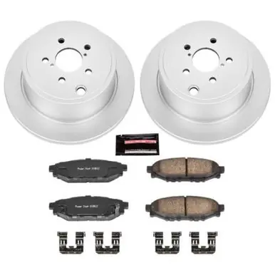 Express Delivery Power Stop 2018 Subaru Crosstrek Front & Rear Z17 Evolution Geomet Coated Brake Kit